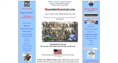 Desktop Screenshot of mountainsurvival.com
