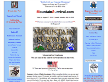 Tablet Screenshot of mountainsurvival.com